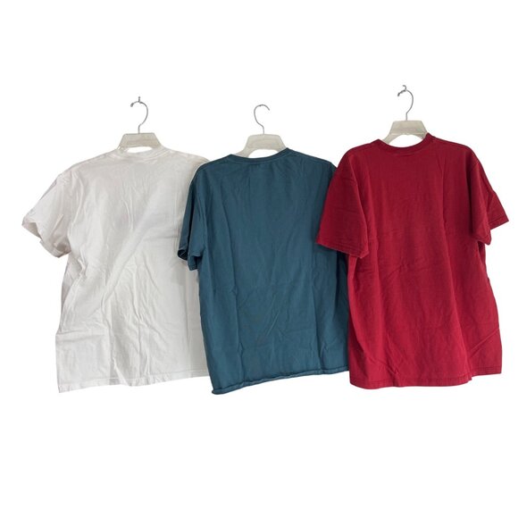 Lot Of 3 Graphic Tees USA Old Navy Hotel Dylan Fruit Of The Loom Medium 13e - Picture 15 of 16
